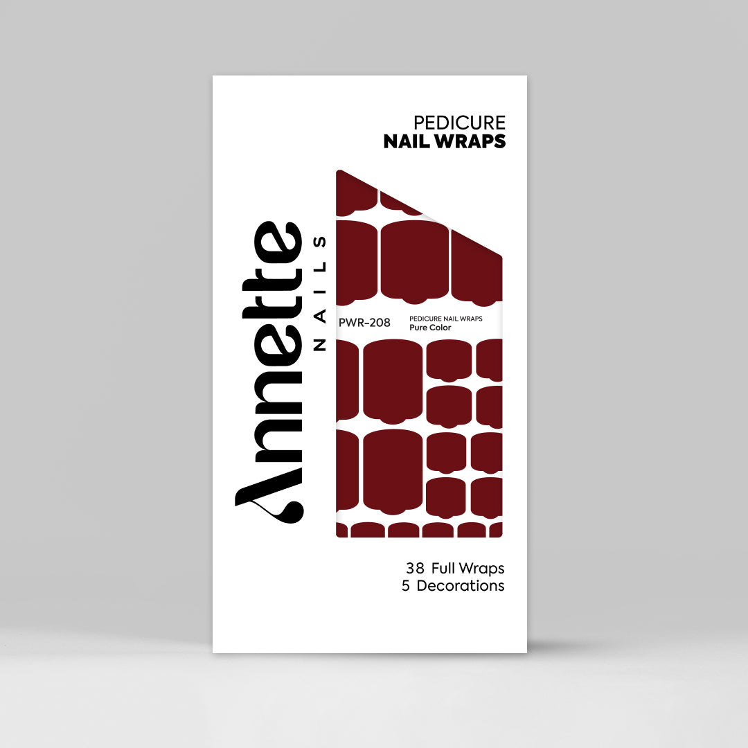 Nail Wraps Pedichiura Pure Color 208 Annette Nails PWR-208