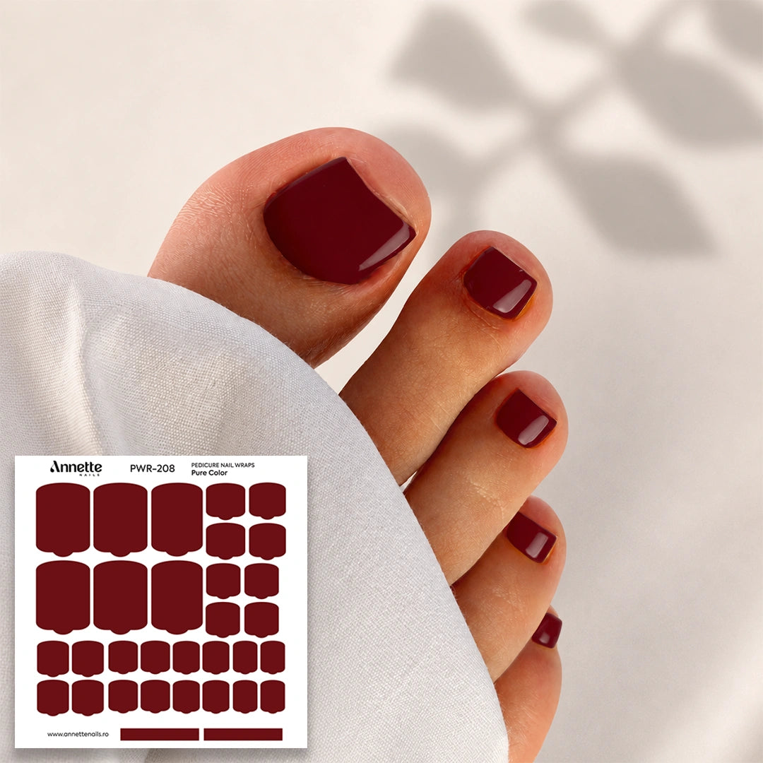 Nail Wraps Pedichiura Pure Color 208 Annette Nails PWR-208