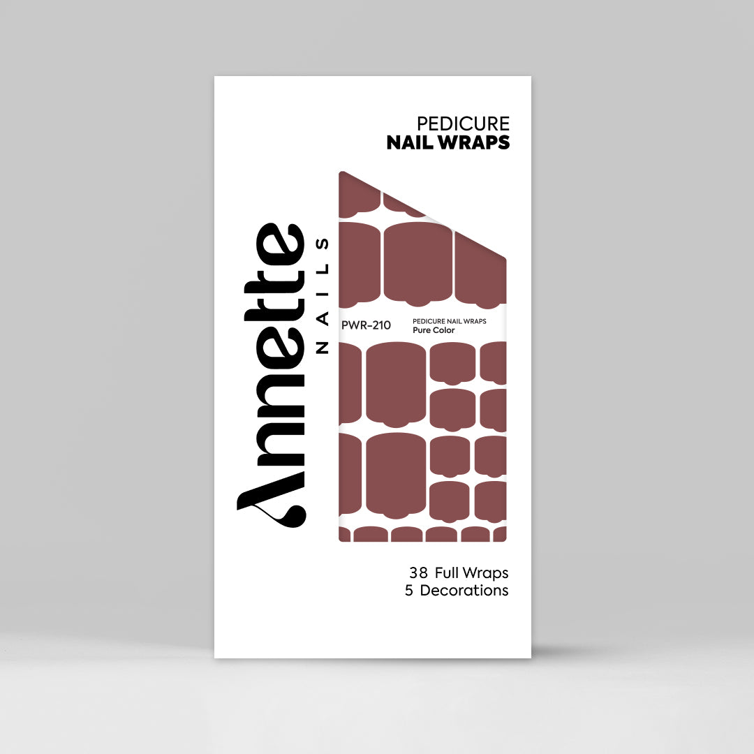 Nail Wraps Pedichiura Pure Color 210 Annette Nails PWR-210