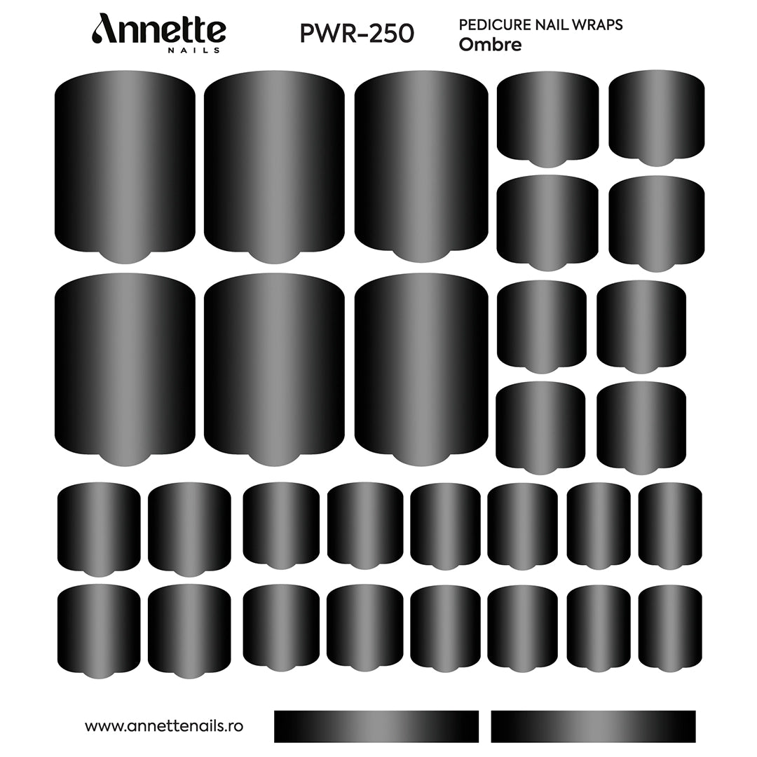 Nail Wraps Pedichiura Ombre 250 Annette Nails PWR-250