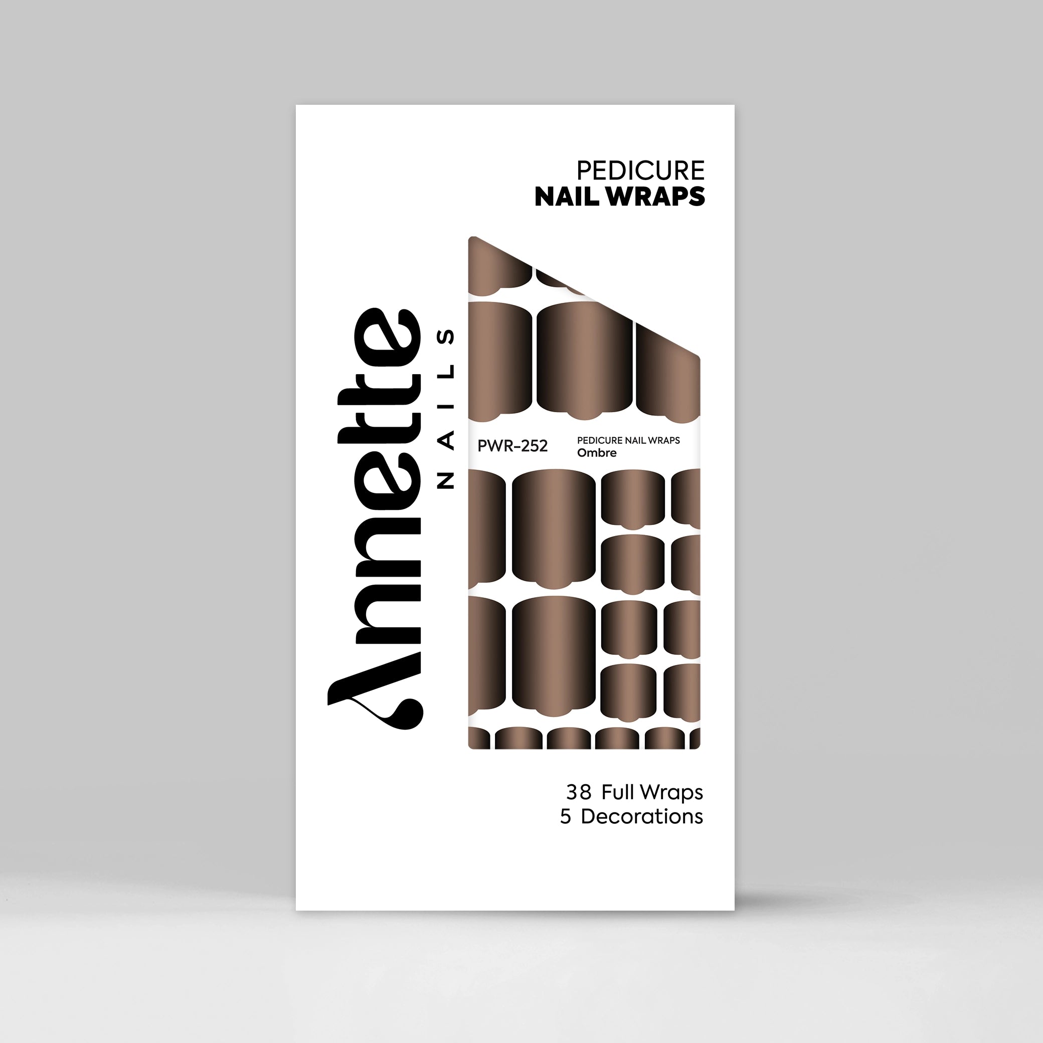 Nail Wraps Pedichiura Ombre 252 Annette Nails PWR-252