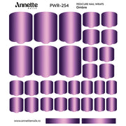 Nail Wraps Pedichiura Ombre 254 Annette Nails PWR-254