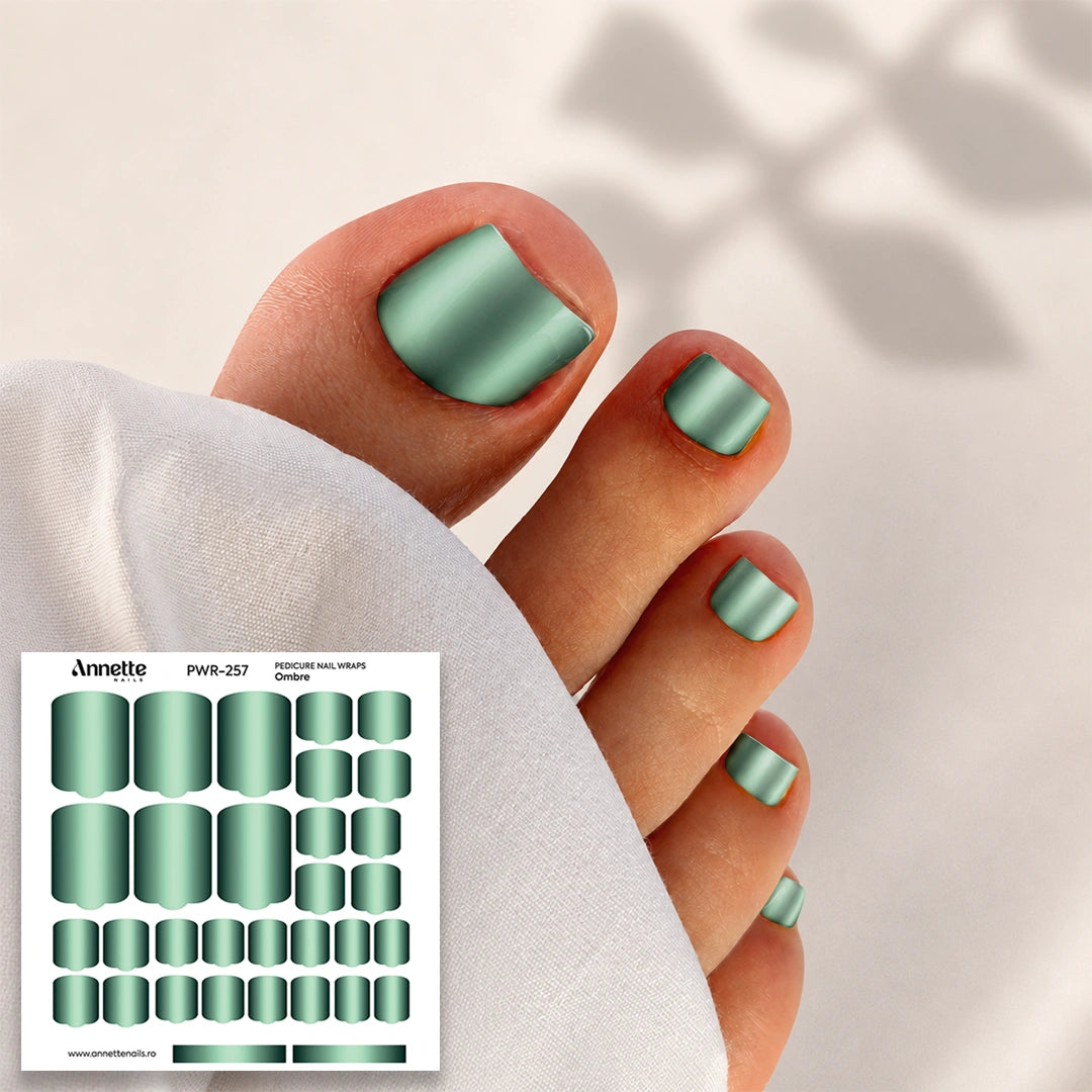 Nail Wraps Pedichiura Ombre 257 Annette Nails PWR-257