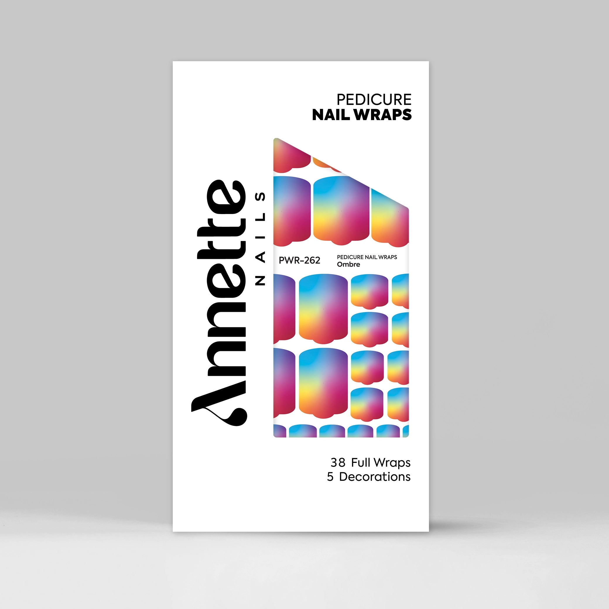 Nail Wraps Pedichiura Ombre 262 Annette Nails PWR-262