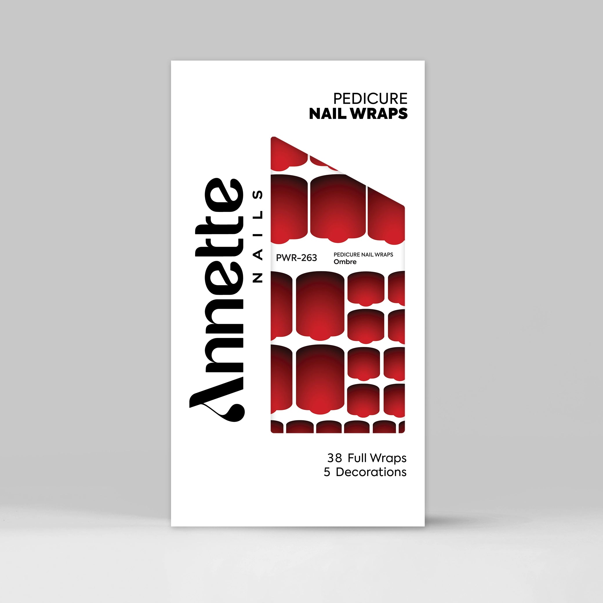 Nail Wraps Pedichiura Ombre 263 Annette Nails PWR-263