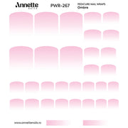 Nail Wraps Pedichiura Ombre 267 Annette Nails PWR-267