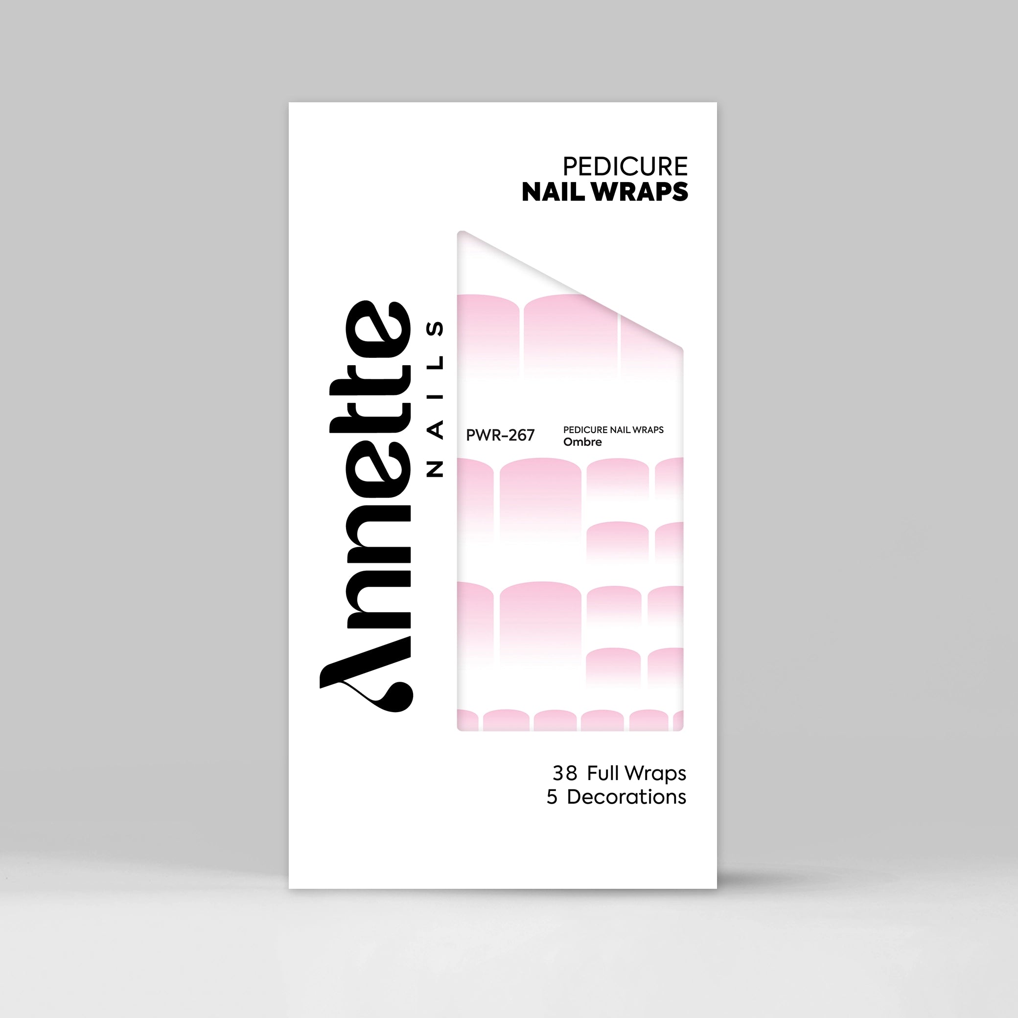 Nail Wraps Pedichiura Ombre 267 Annette Nails PWR-267