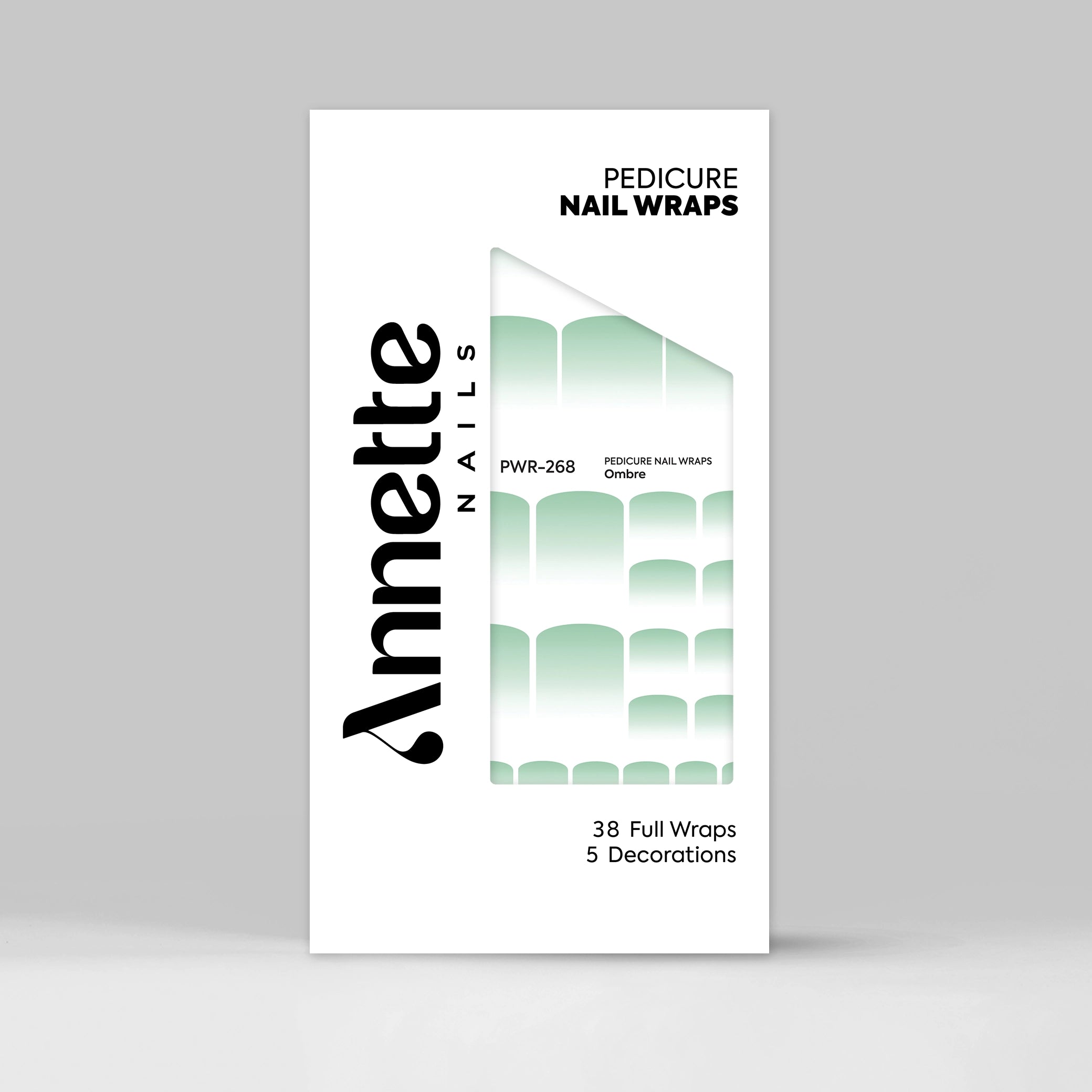 Nail Wraps Pedichiura Ombre 268 Annette Nails PWR-268