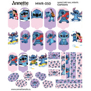 Nail Wraps Manichiura Cartoons 50 Annette Nails MWR-050