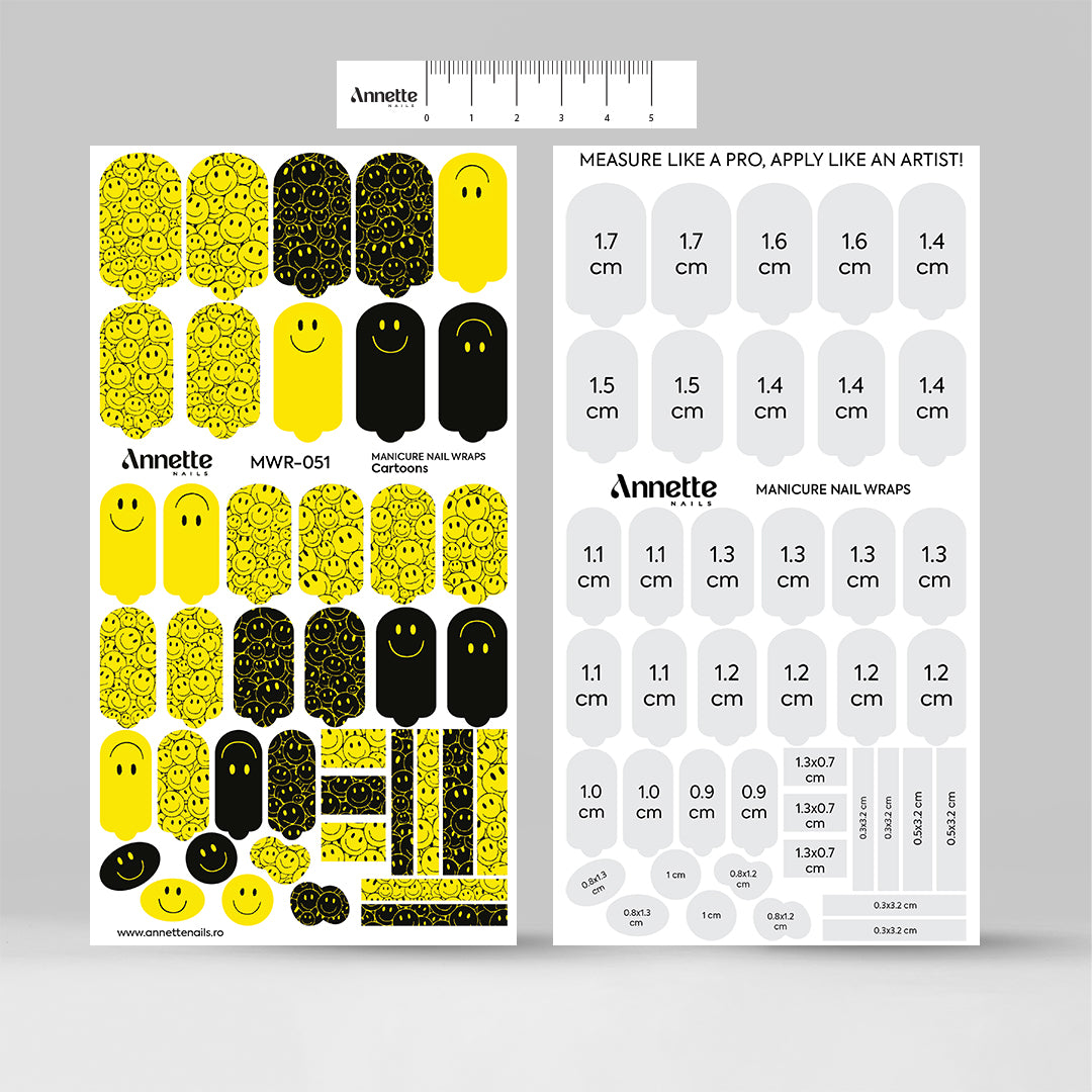 Nail Wraps Manichiura Cartoons 51 Annette Nails MWR-051