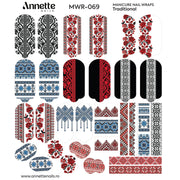Nail Wraps Manichiura Traditional 69 Annette Nails MWR-069