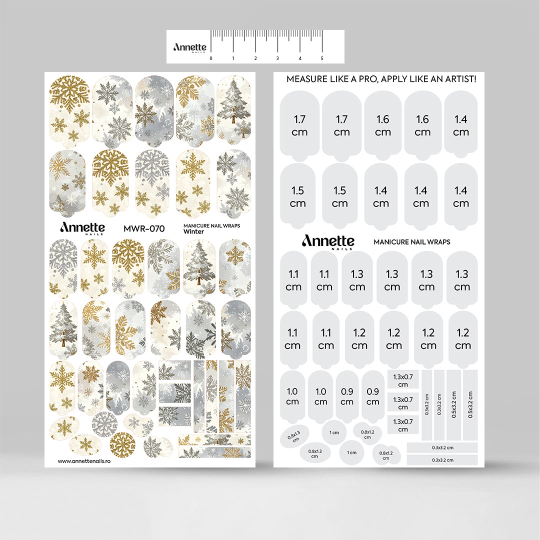 Nail Wraps Manichiura Winter 70 Annette Nails MWR-070