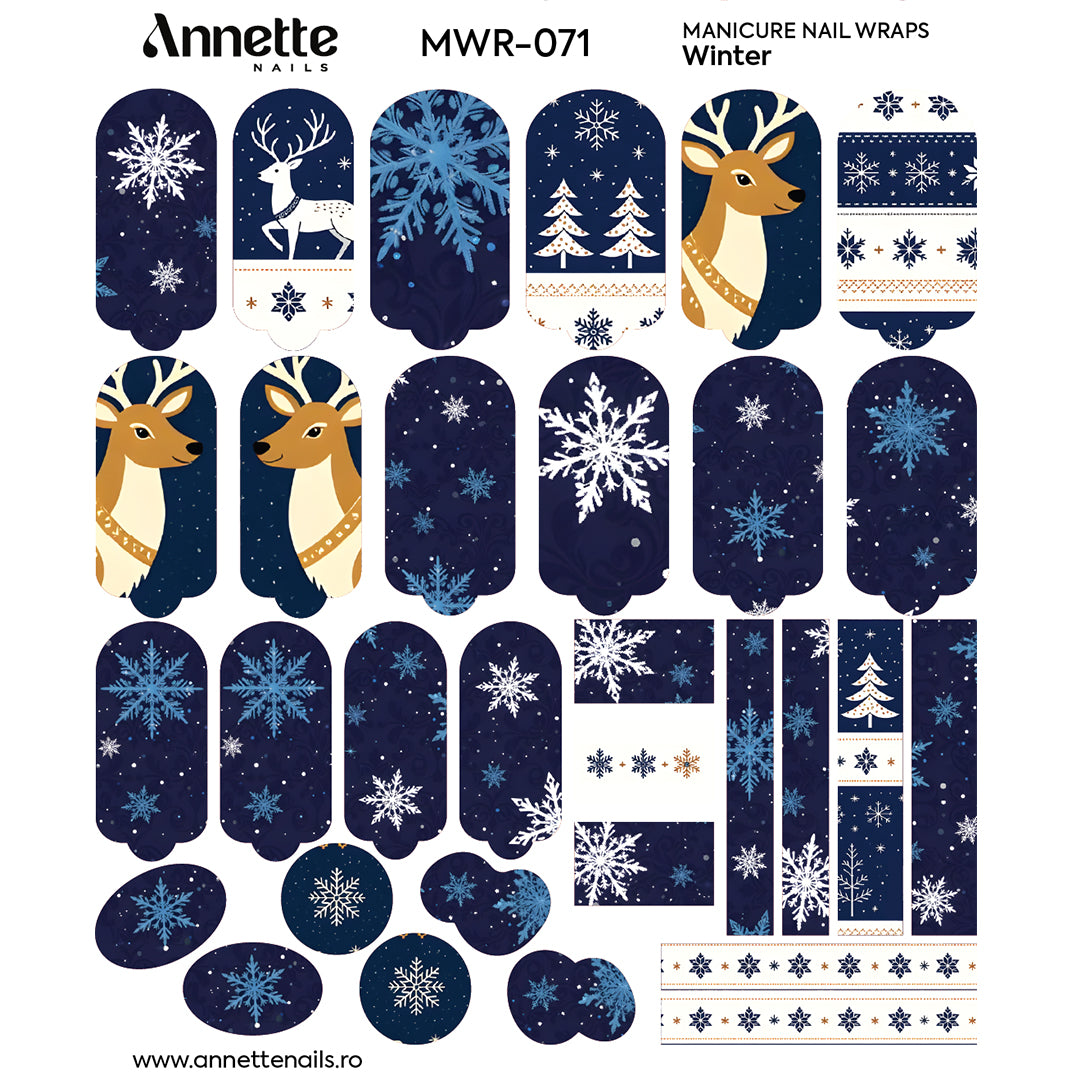 Nail Wraps Manichiura Winter 71 Annette Nails MWR-071