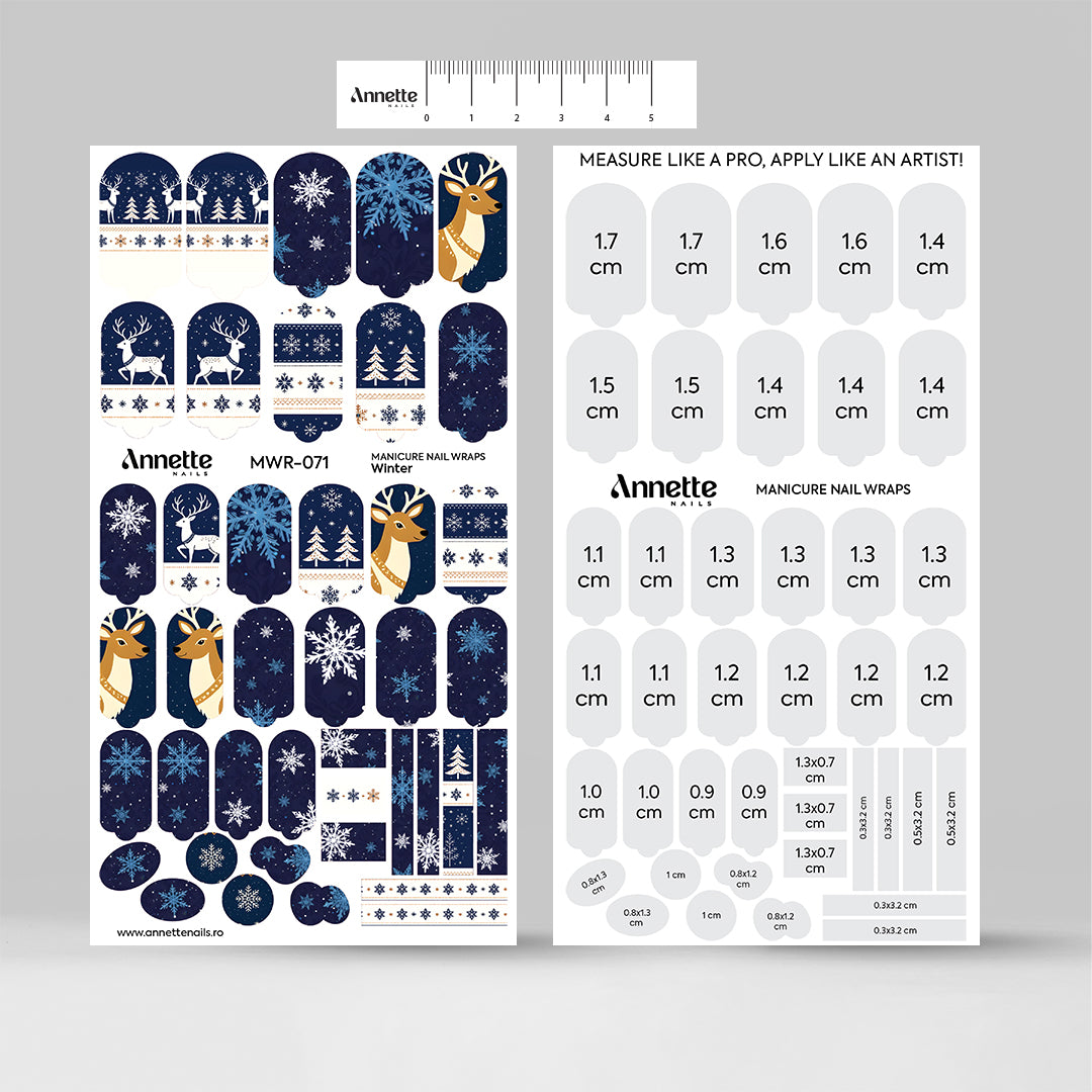 Nail Wraps Manichiura Winter 71 Annette Nails MWR-071