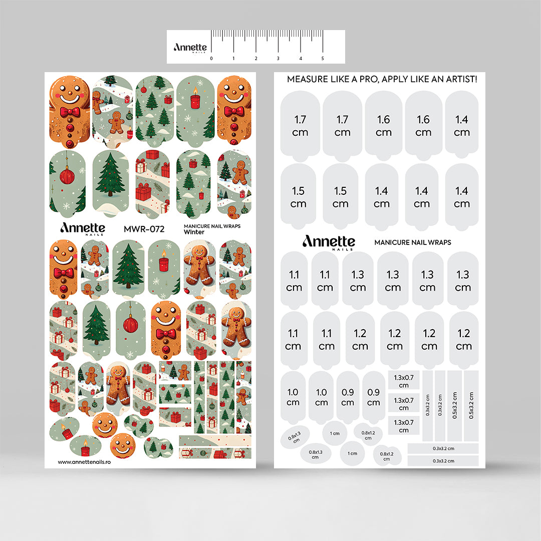 Nail Wraps Manichiura Winter 72 Annette Nails MWR-072