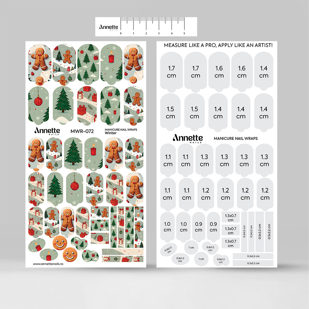 Nail Wraps Manichiura Winter 72 Annette Nails MWR-072