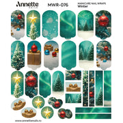 Nail Wraps Manichiura Winter 76 Annette Nails MWR-076