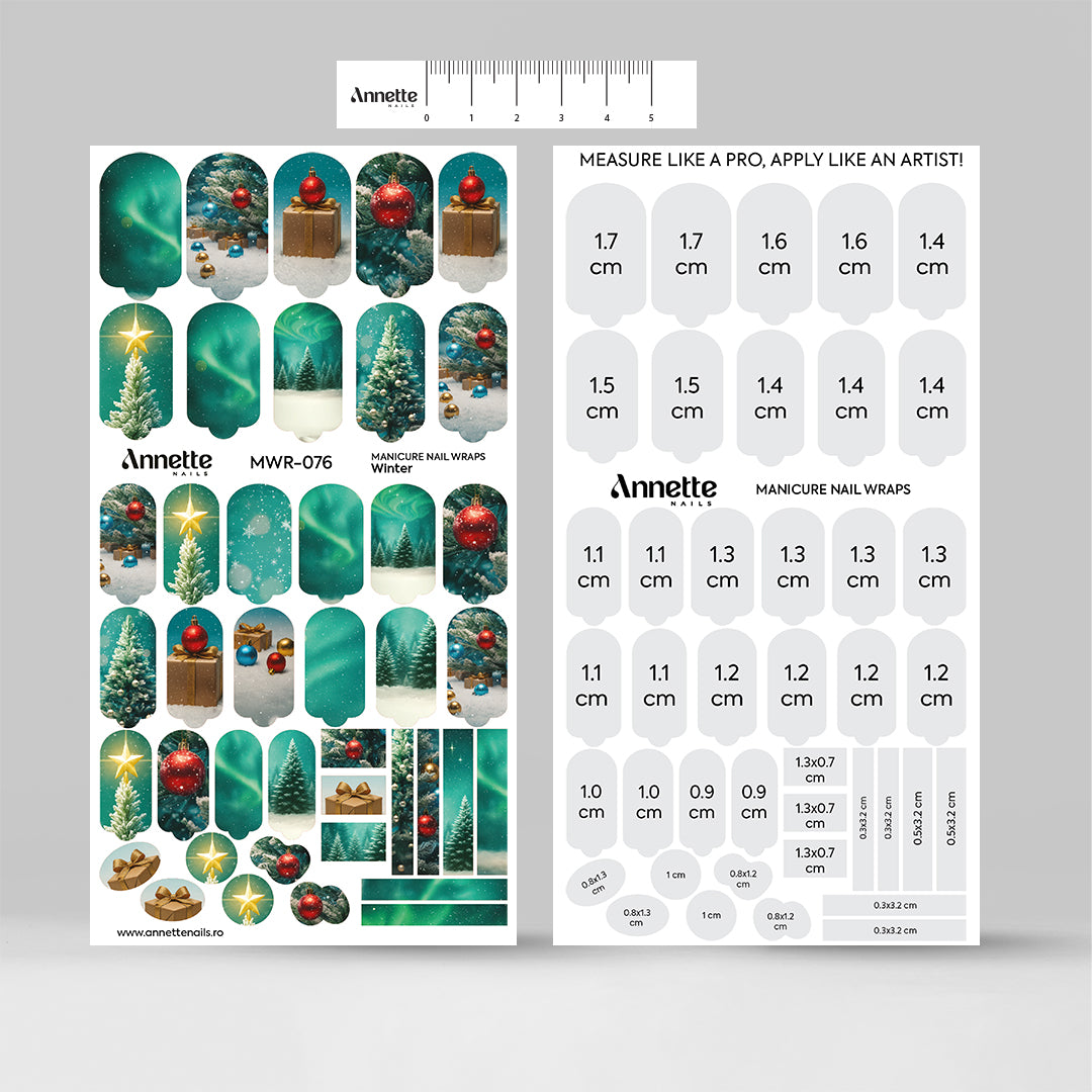 Nail Wraps Manichiura Winter 76 Annette Nails MWR-076