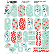 Nail Wraps Manichiura Winter 77 Annette Nails MWR-077