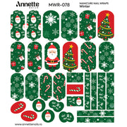 Nail Wraps Manichiura Winter 78 Annette Nails MWR-078