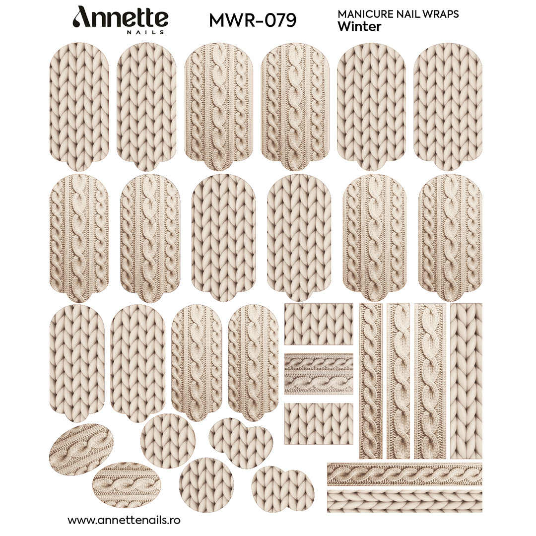 Nail Wraps Manichiura Winter 79 Annette Nails MWR-079