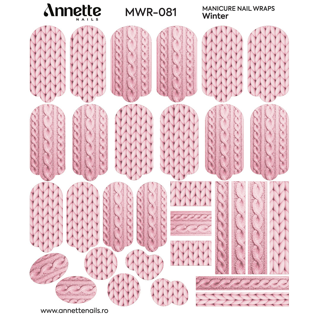 Nail Wraps Manichiura Winter 81 Annette Nails MWR-081