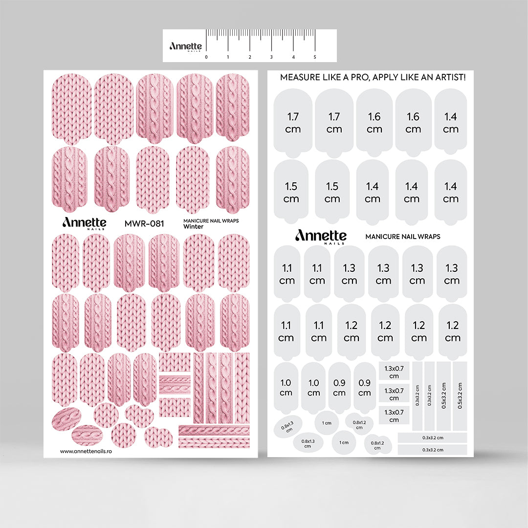 Nail Wraps Manichiura Winter 81 Annette Nails MWR-081
