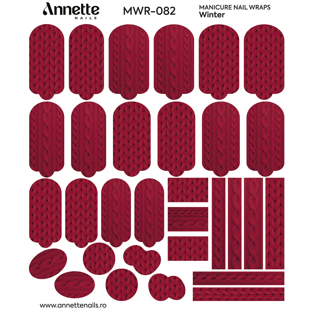 Nail Wraps Manichiura Winter 82 Annette Nails MWR-082