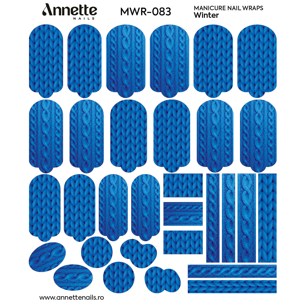 Nail Wraps Manichiura Winter 83 Annette Nails MWR-083