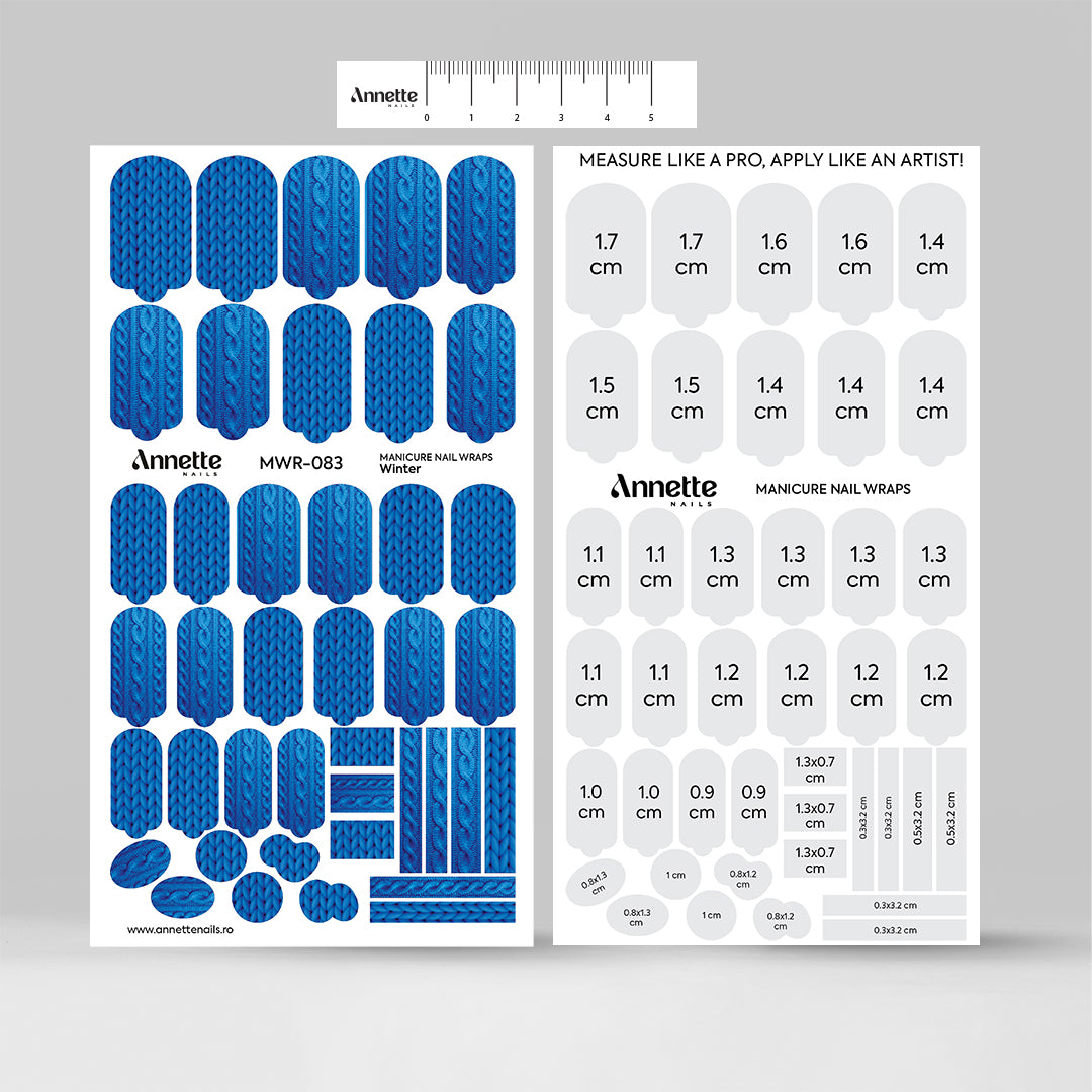 Nail Wraps Manichiura Winter 83 Annette Nails MWR-083