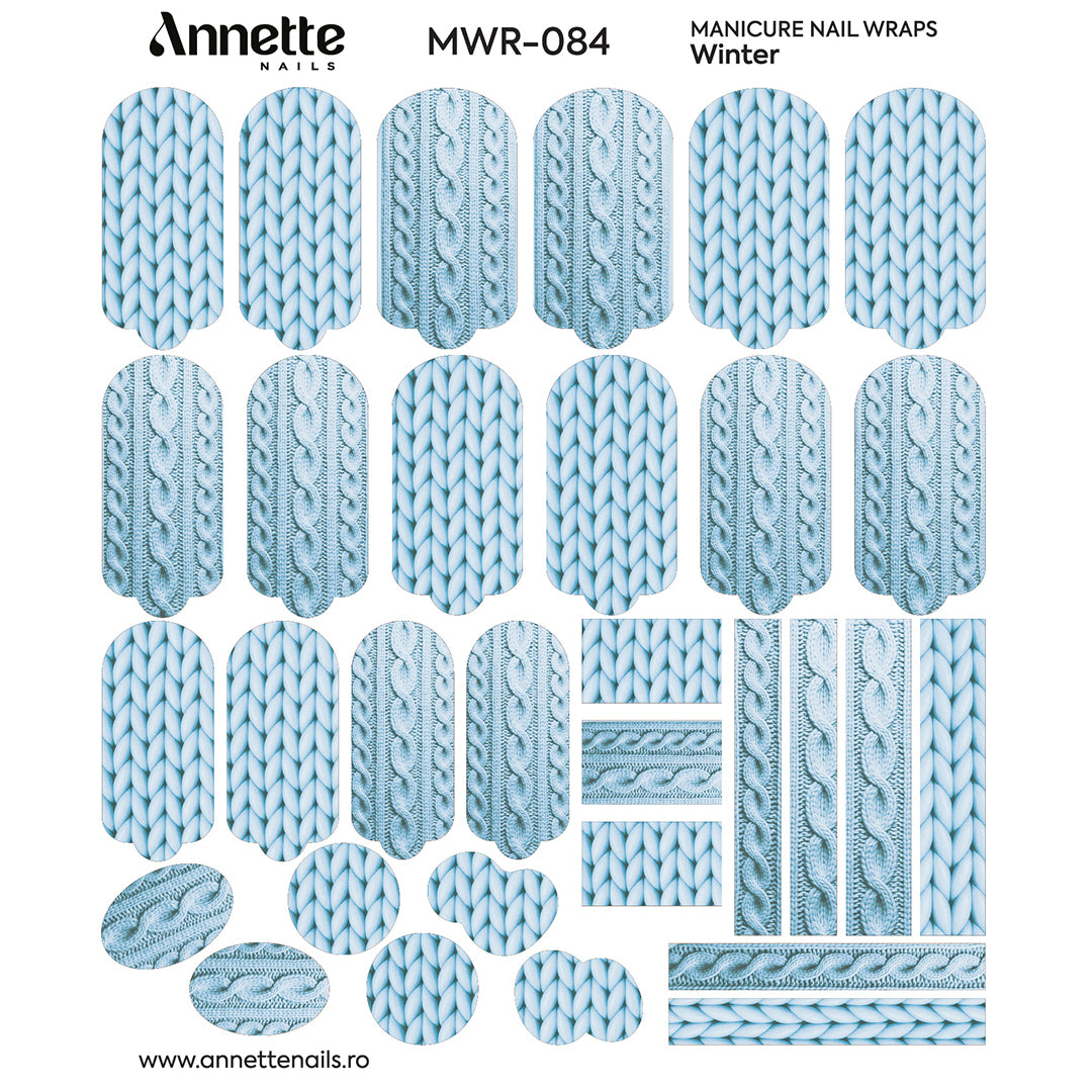 Nail Wraps Manichiura Winter 84 Annette Nails MWR-084