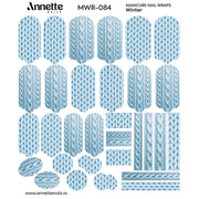 Nail Wraps Manichiura Winter 84 Annette Nails MWR-084