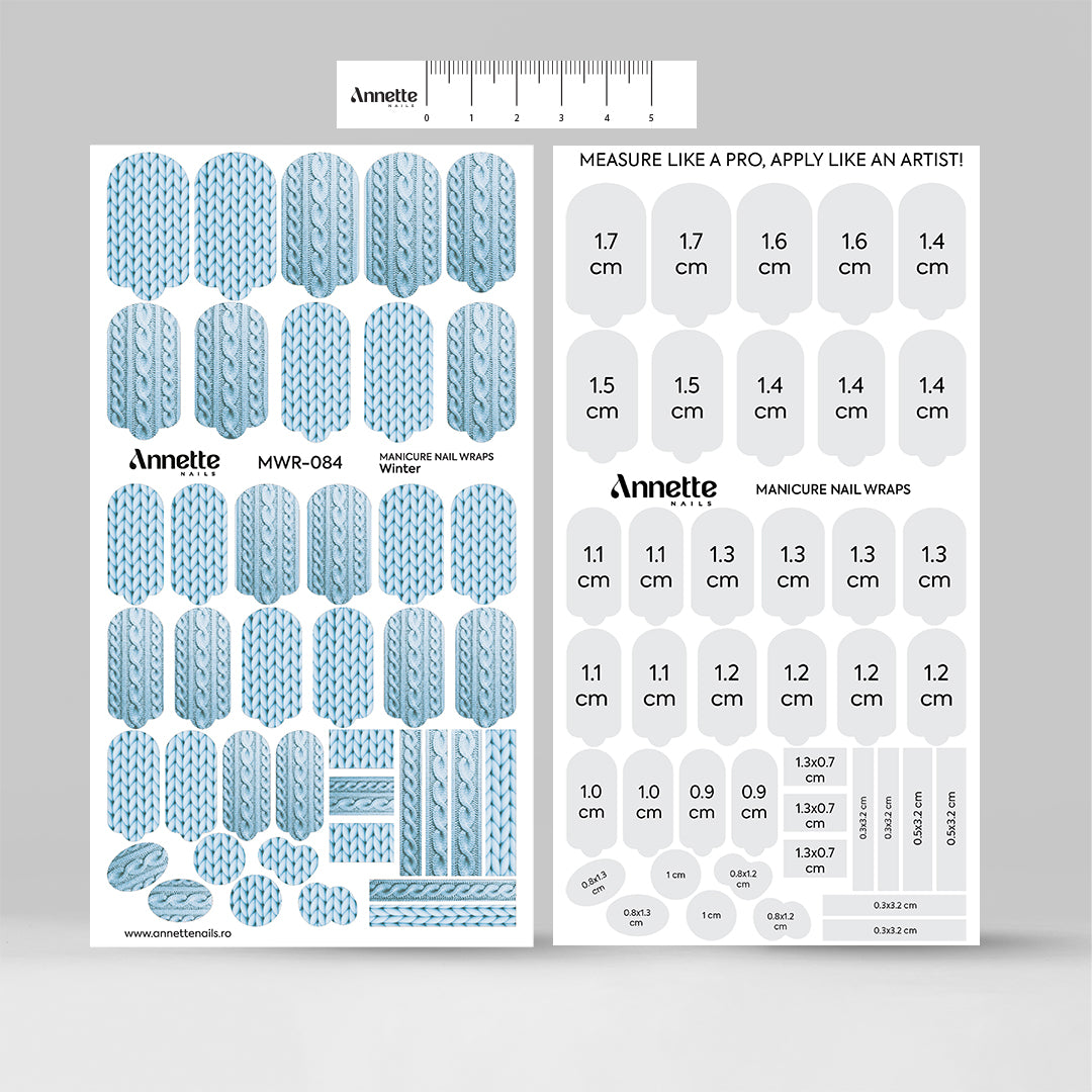 Nail Wraps Manichiura Winter 84 Annette Nails MWR-084