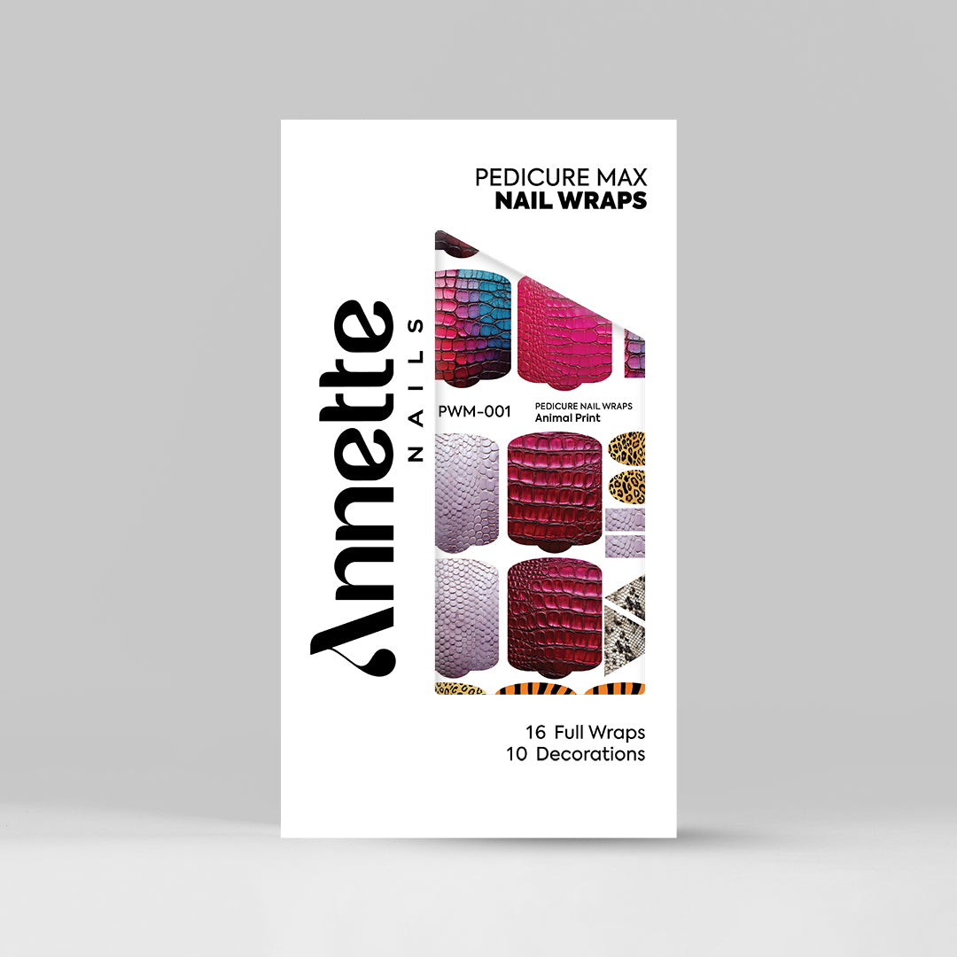 Nail Wraps Pedichiura Max Animal Print 1 Annette Nails PWM-001