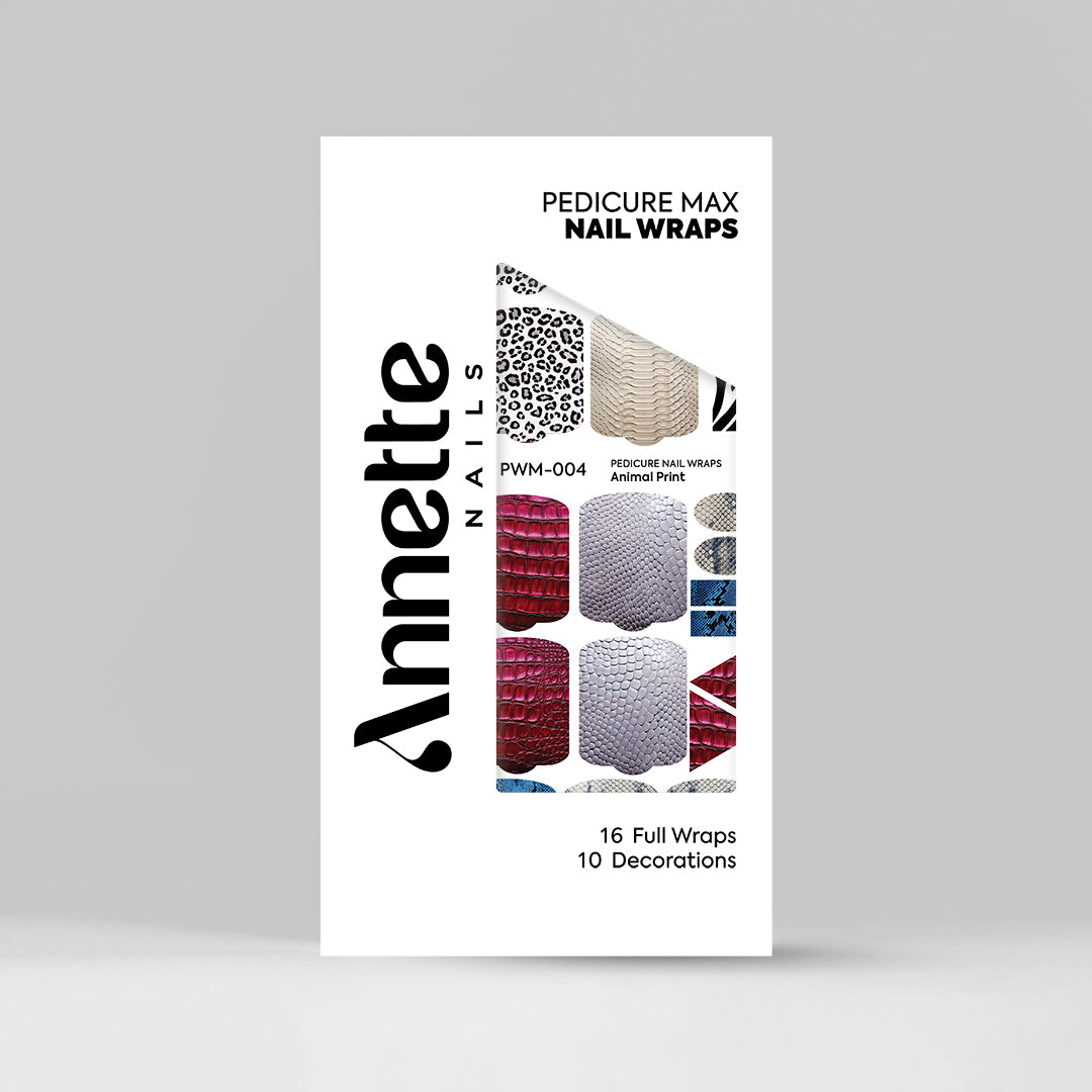 Nail Wraps Pedichiura Max Animal Print 4 Annette Nails PWM-004