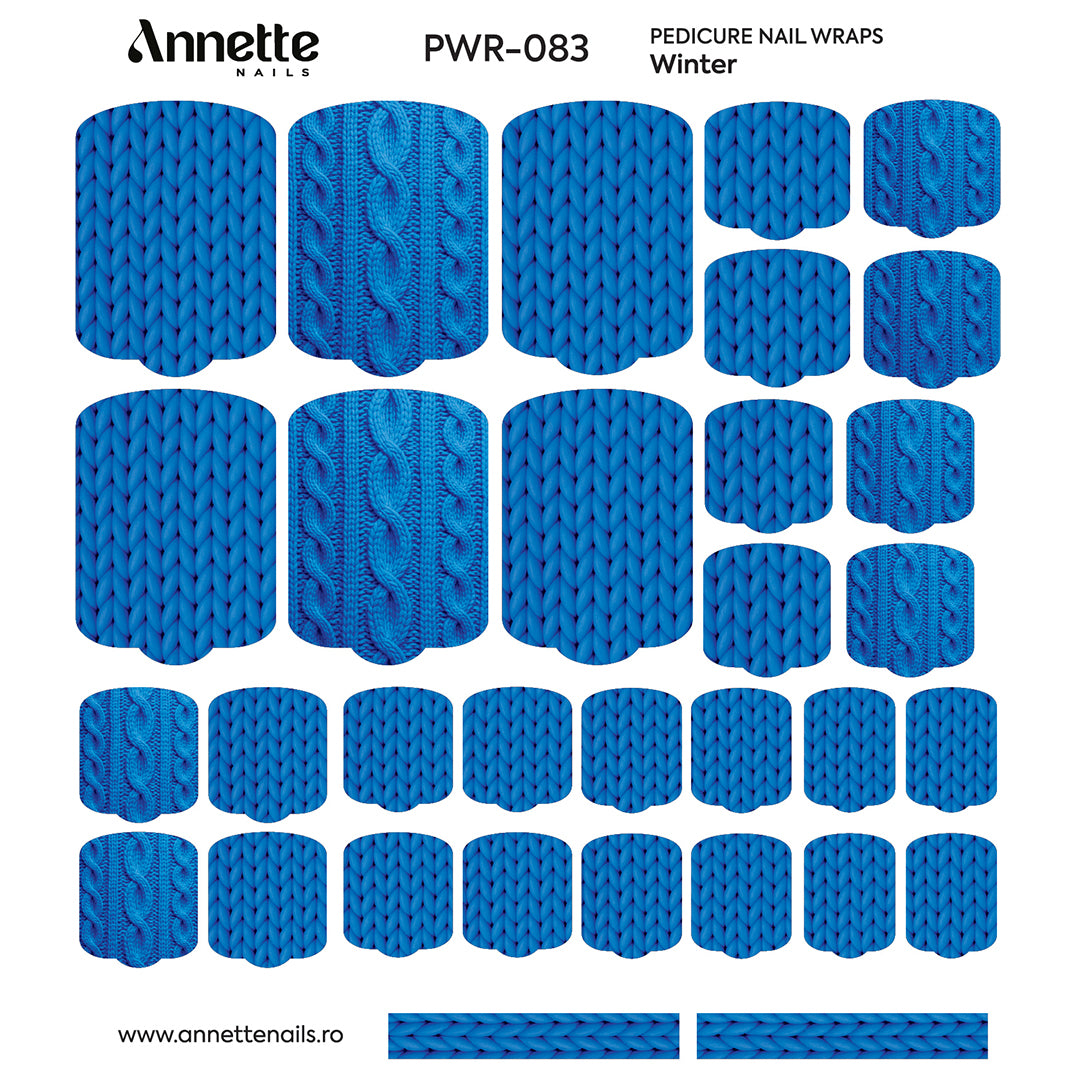 Nail Wraps Pedichiura Winter 83 Annette Nails PWR-083