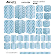 Nail Wraps Pedichiura Winter 84 Annette Nails PWR-084