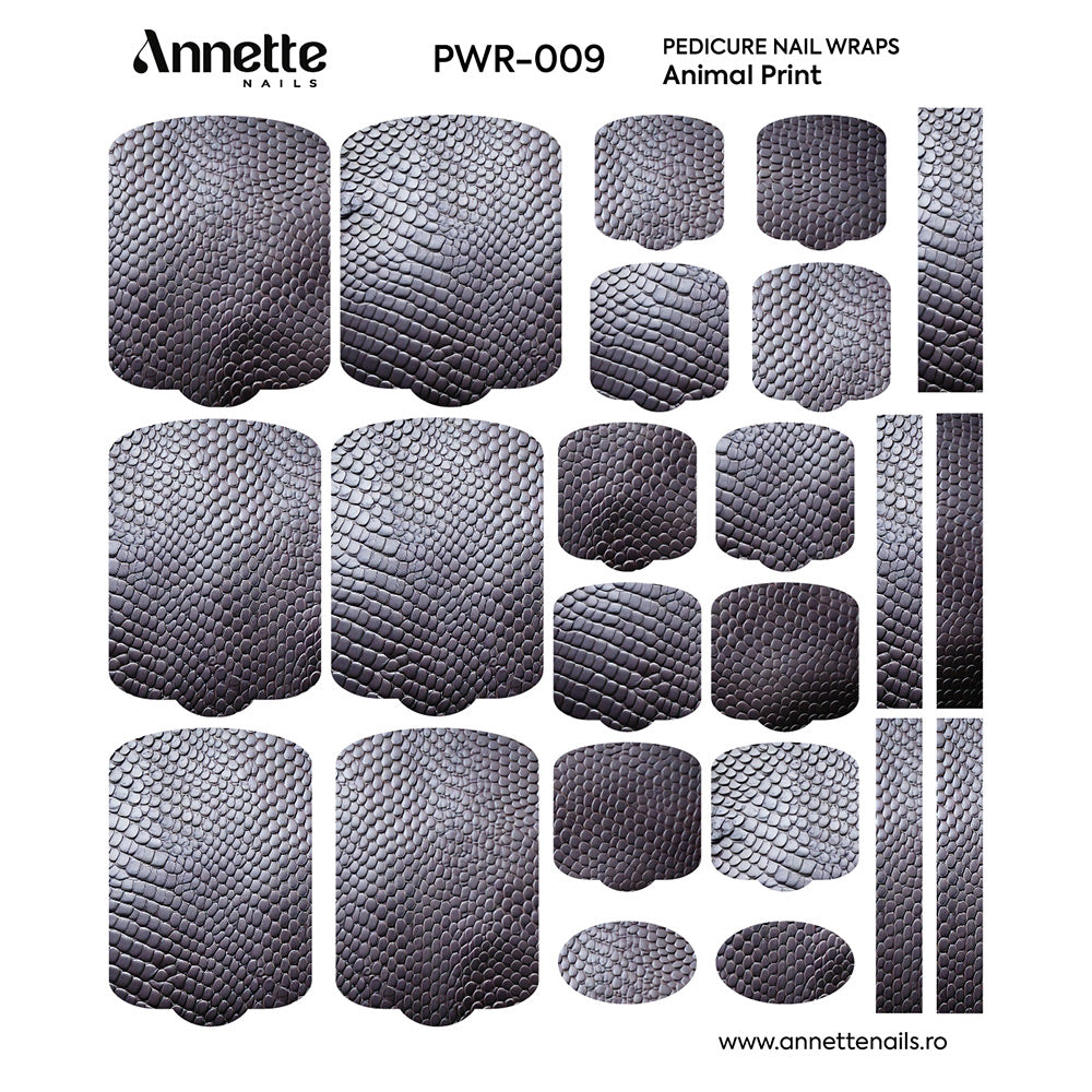 Nail Wraps Pedichiura Animal Print 9 Annette Nails PWR-009