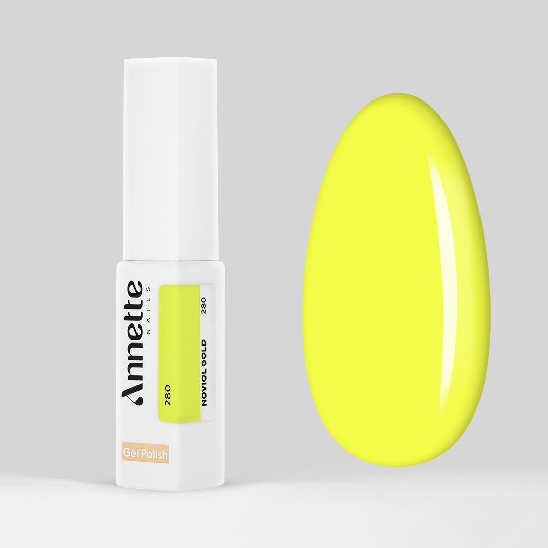 Oja Semipermanenta Neon Party Noviol Gold 280 - 8ml Annette Nails