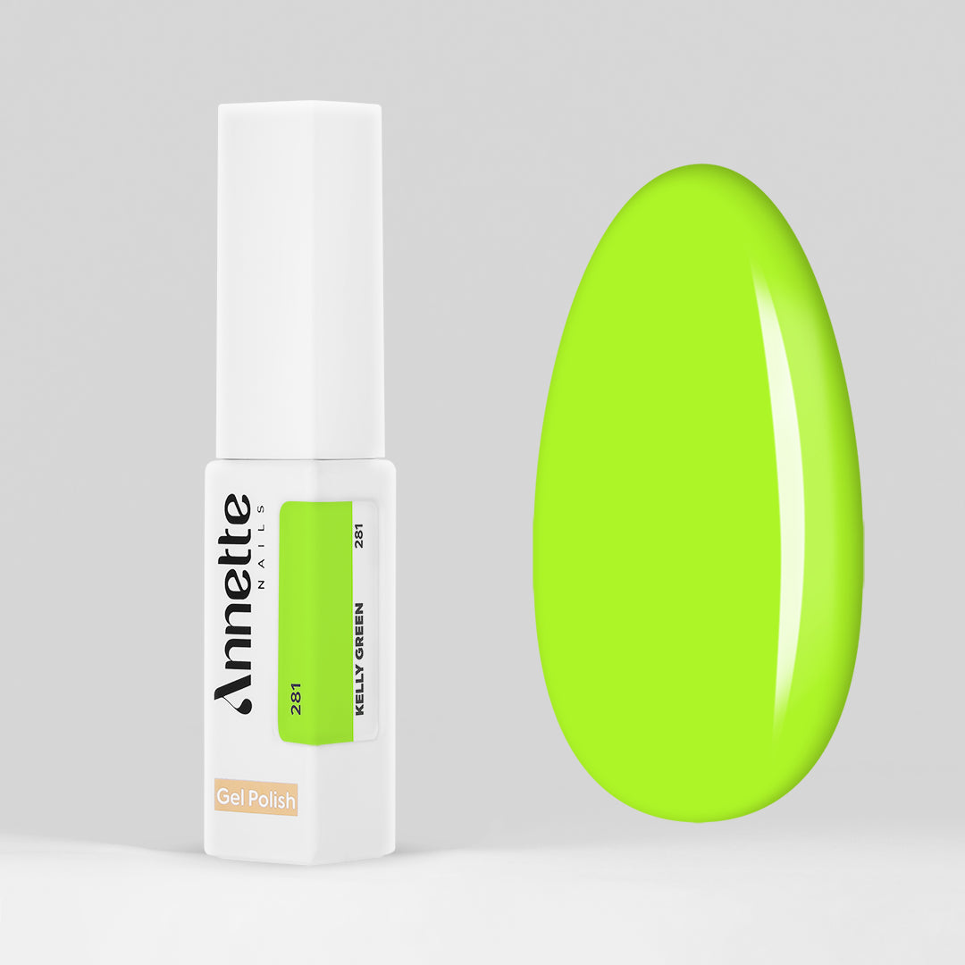 Oja Semipermanenta Neon Party Kelly Green 281 - 8ml Annette Nails