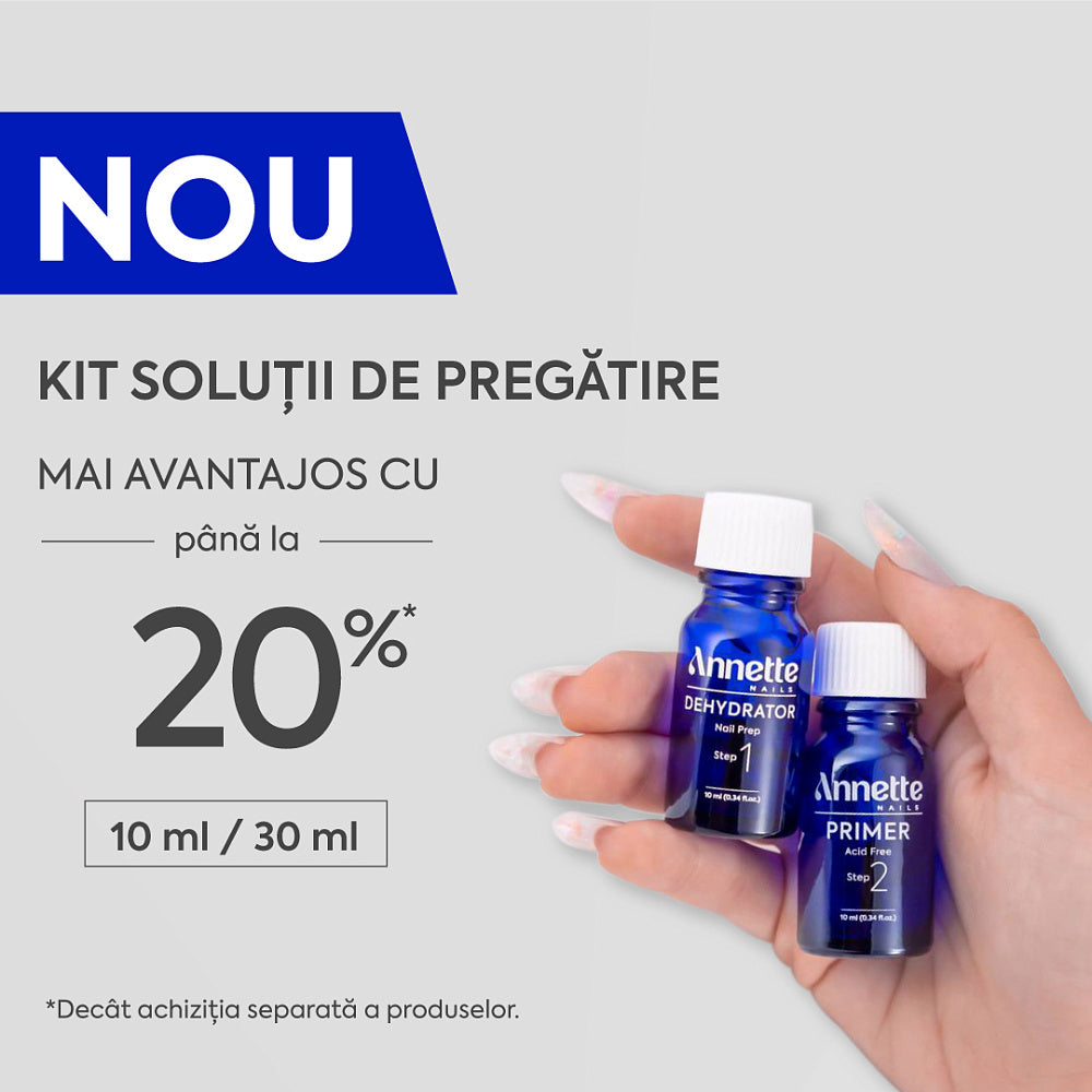 Kit Nail Prep Dehydrator 30ml + Primer Fara Acid 30ml Annette Nails