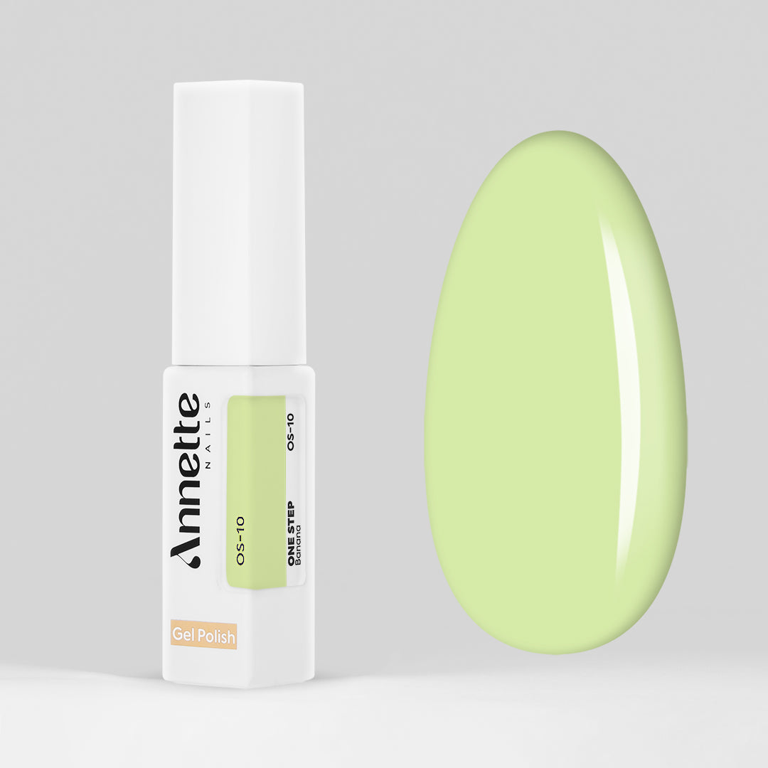 Oja Semipermanenta 3 in 1 One Step Banana - 8ml Annette Nails OS-10