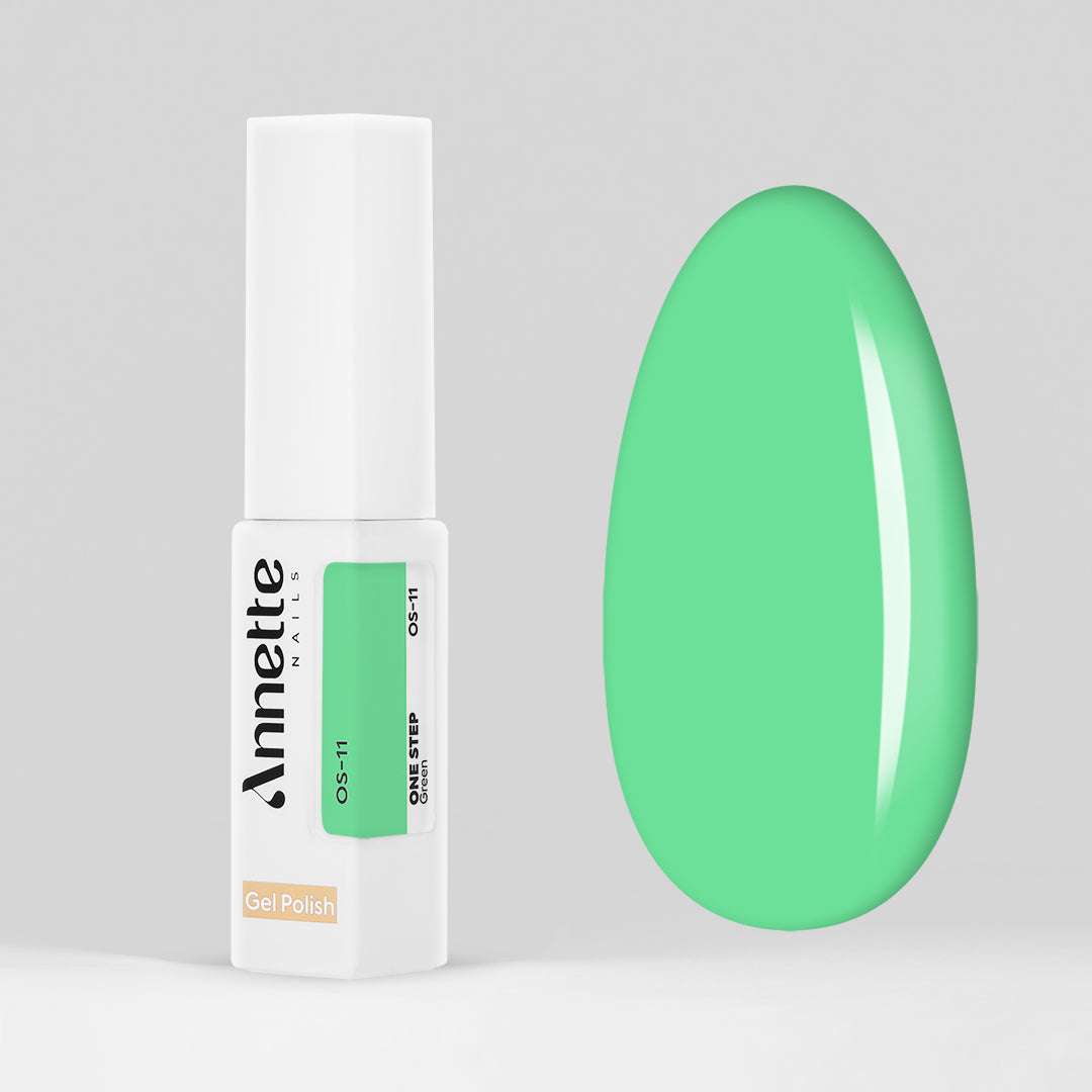Oja Semipermanenta 3 in 1 One Step Green - 8ml Annette Nails OS-11