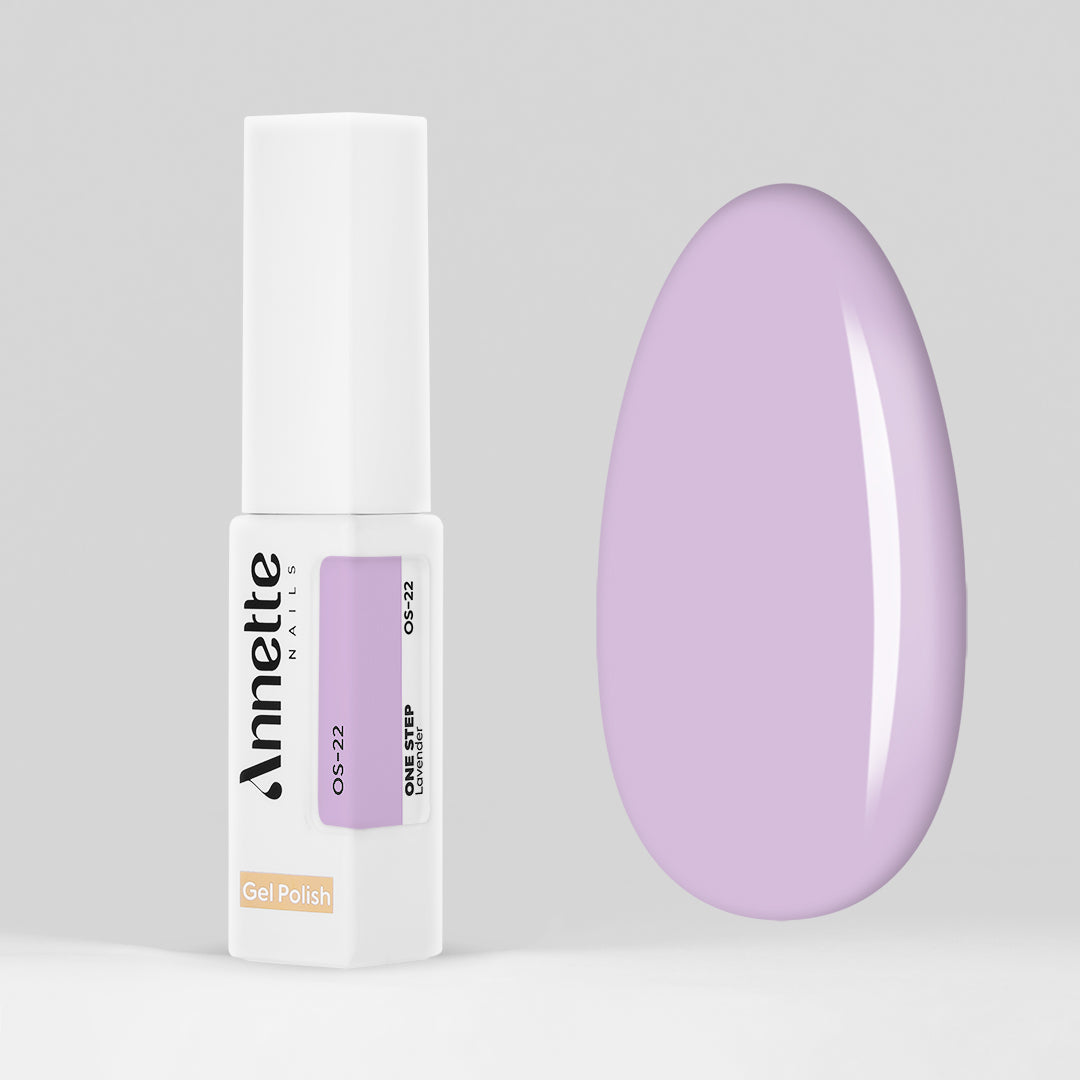Oja Semipermanenta 3 in 1 One Step Lavender - 8ml Annette Nails OS-22
