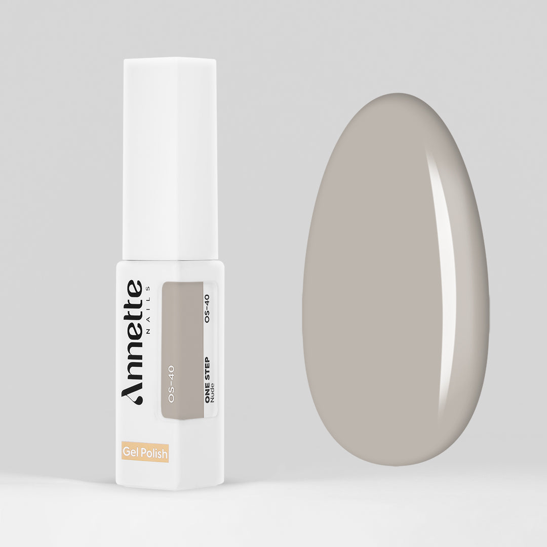 Oja Semipermanenta 3 in 1 One Step Nude - 8ml Annette Nails OS-40
