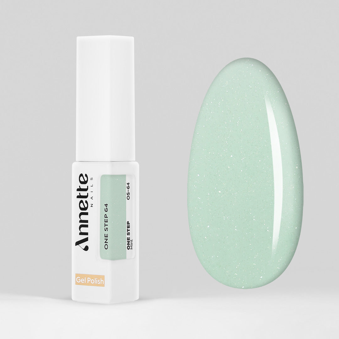 Oja Semipermanenta 3 in 1 One Step Mint - 8ml Annette Nails OS-64