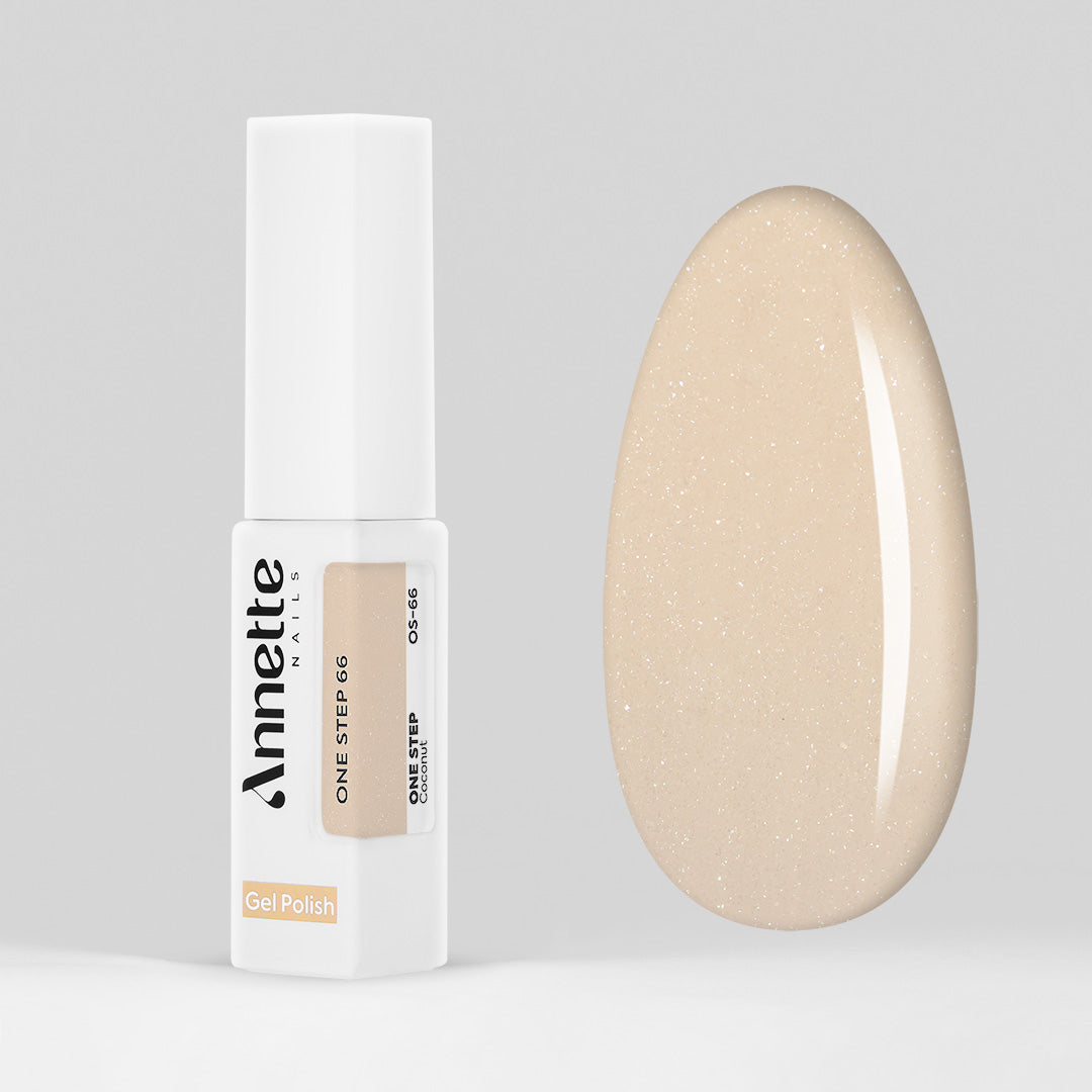 Oja Semipermanenta 3 in 1 One Step Coconut - 8ml Annette Nails OS-66