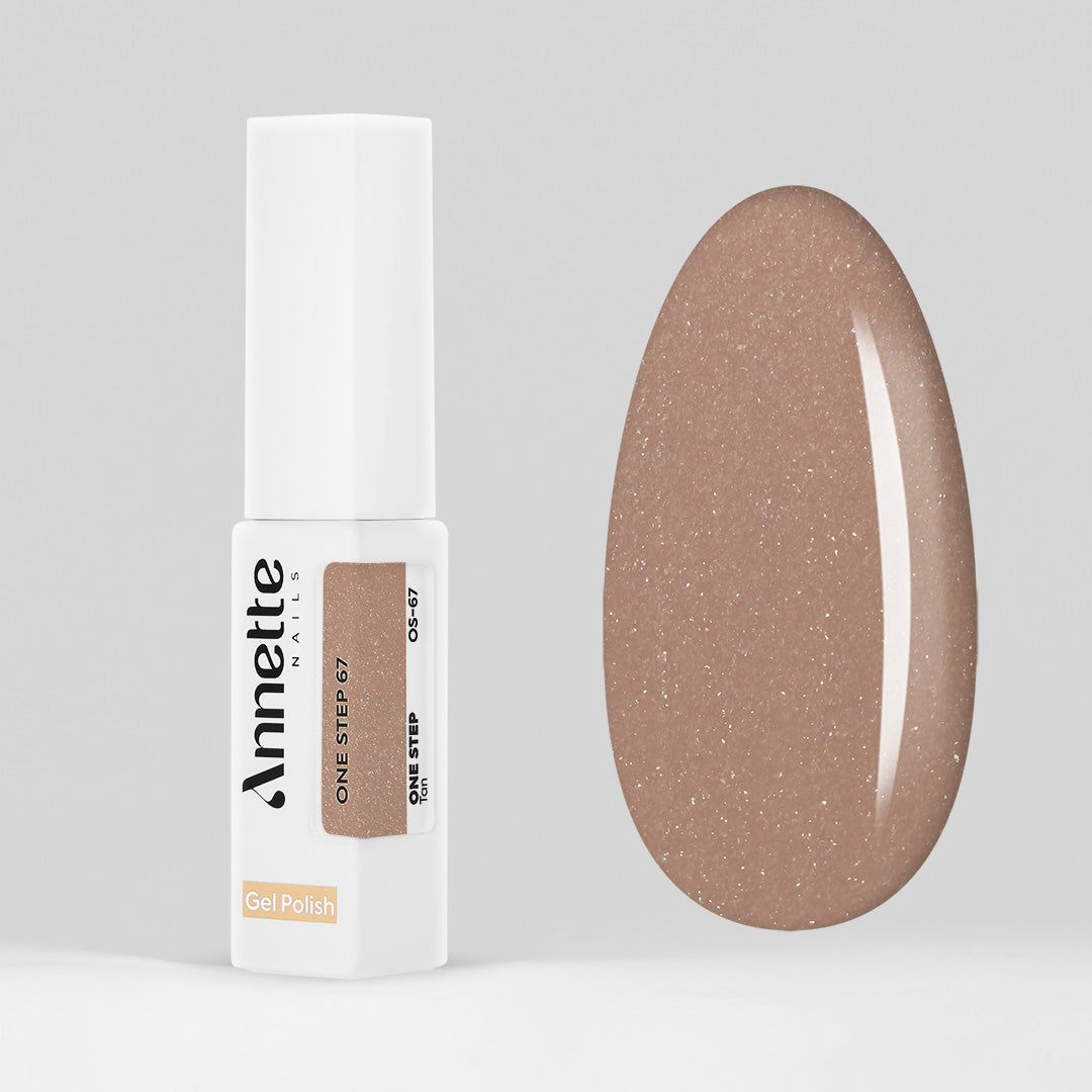 Oja Semipermanenta 3 in 1 One Step Tan - 8ml Annette Nails OS-67