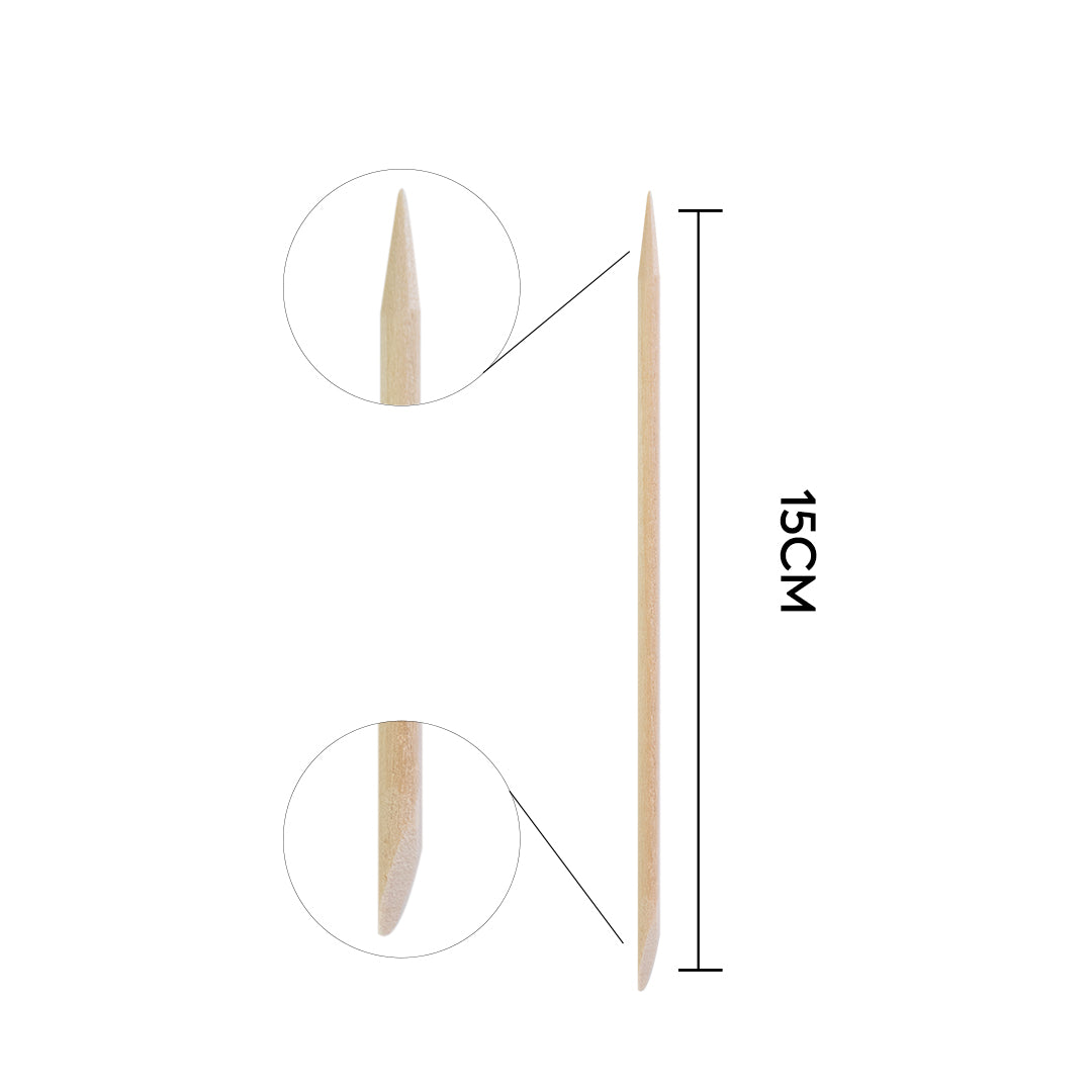 Set Betisoare Portocal 15cm 100 buc Annette Nails OS-02-15