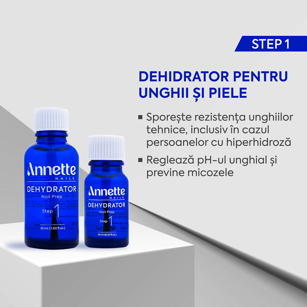 Kit Nail Prep Dehydrator 30ml + Primer Fara Acid 30ml Annette Nails